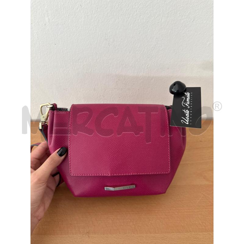 BORSA DONNA FRANCESCO BIASA FUXIA CON TRACOLLA  | Mercatino dell'Usato Corciano 2