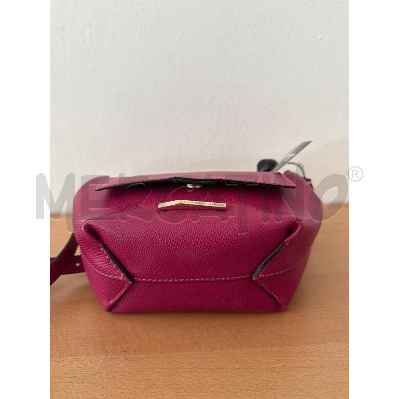 BORSA DONNA FRANCESCO BIASA FUXIA CON TRACOLLA  | Mercatino dell'Usato Corciano 3