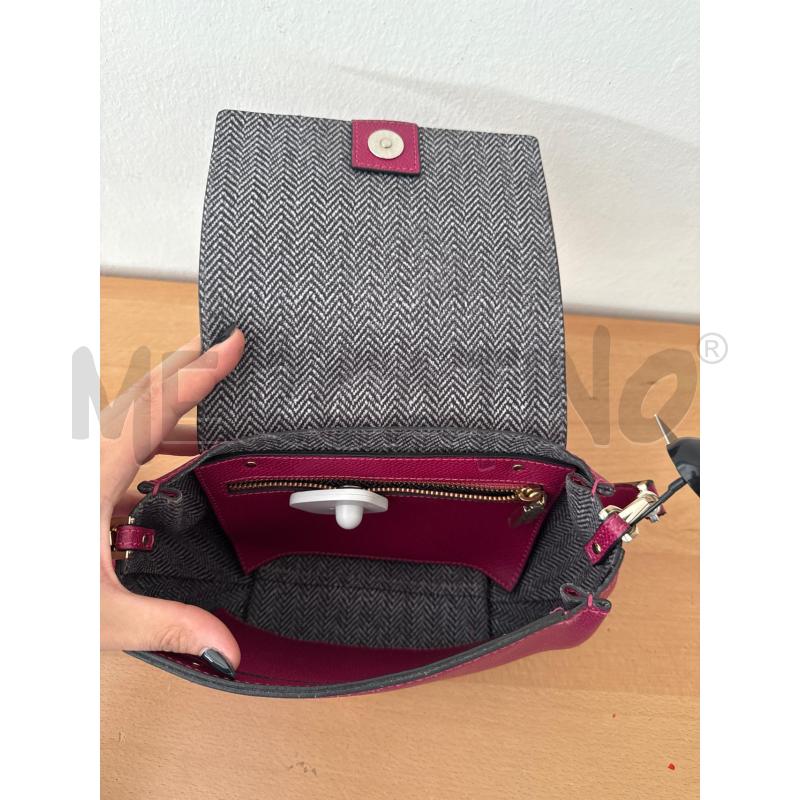 BORSA DONNA FRANCESCO BIASA FUXIA CON TRACOLLA  | Mercatino dell'Usato Corciano 4