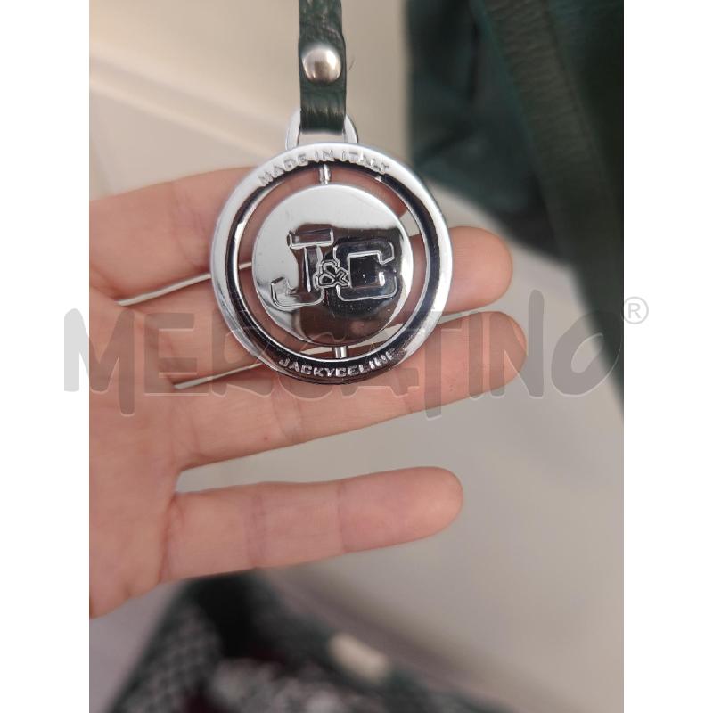 BORSA DONNA JACYCELINE1 PELLE VERDE CON MANIC | Mercatino dell'Usato Corciano 4