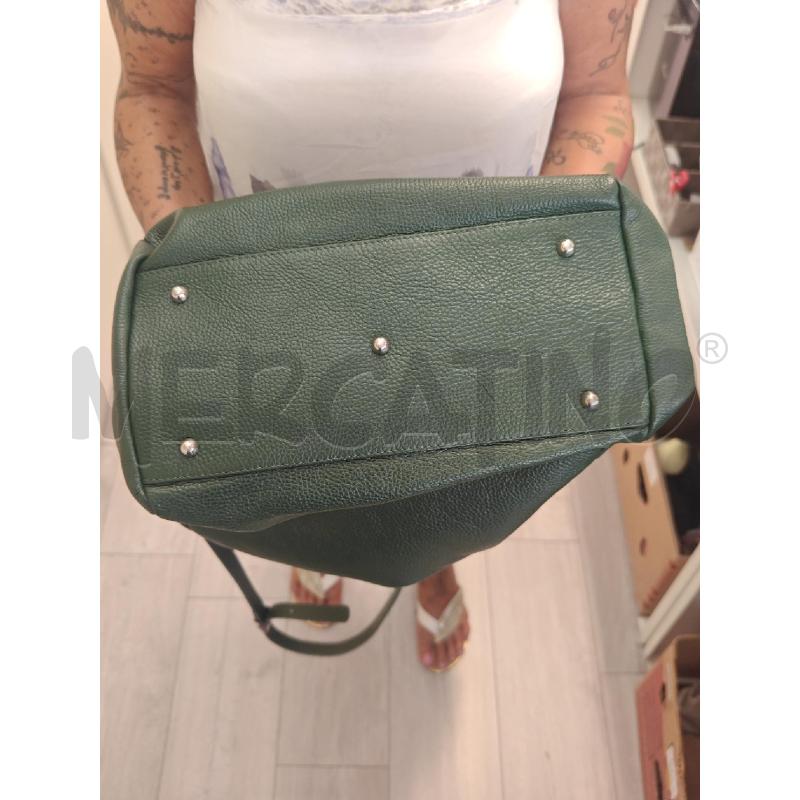 BORSA DONNA JACYCELINE1 PELLE VERDE CON MANIC | Mercatino dell'Usato Corciano 5