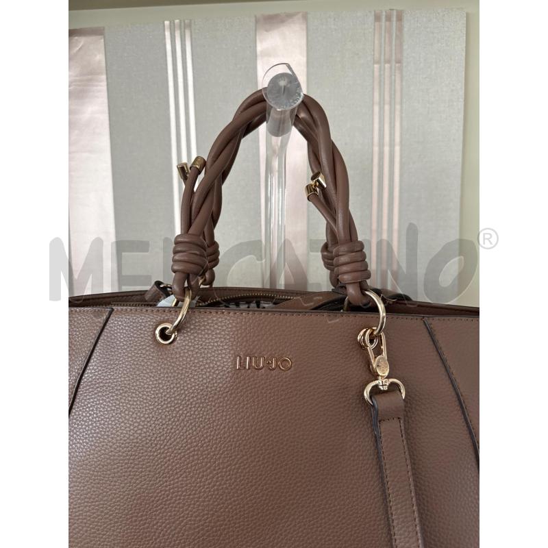 BORSA DONNA LIU JO SHOPPER MARRONE  | Mercatino dell'Usato Corciano 2