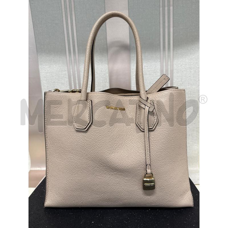 BORSA DONNA MICHEL  KORS BEIGE CITY BAG  | Mercatino dell'Usato Corciano 1