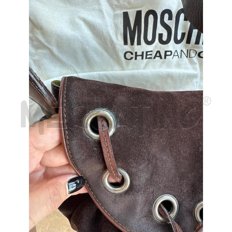 BORSA DONNA MOSCHINO MARRONE  | Mercatino dell'Usato Corciano 3