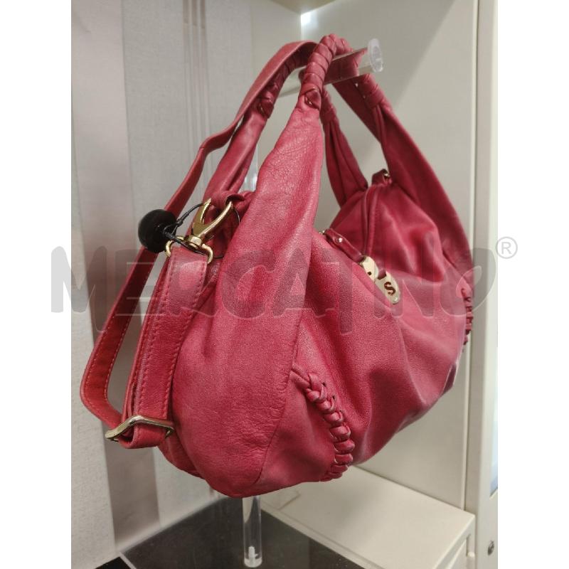 BORSA DONNA PELLE ROSSA LUISA SPAGNOLI | Mercatino dell'Usato Corciano 2