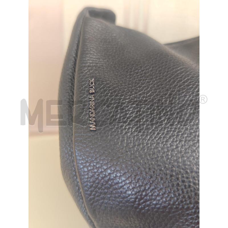 BORSA DONNA TRAC.MANDARINA DUCK PELLE NERA | Mercatino dell'Usato Corciano 2