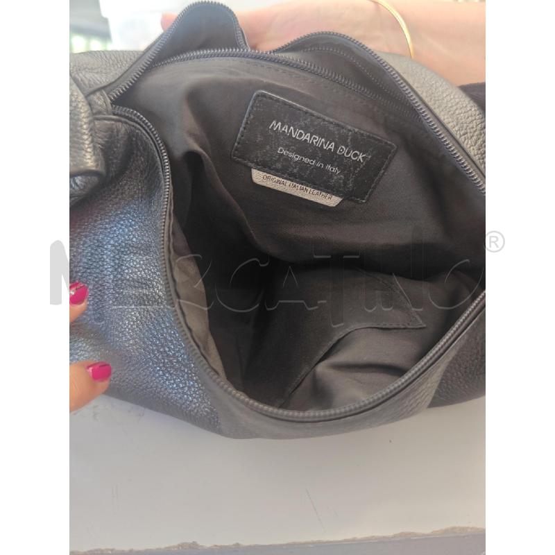 BORSA DONNA TRAC.MANDARINA DUCK PELLE NERA | Mercatino dell'Usato Corciano 5