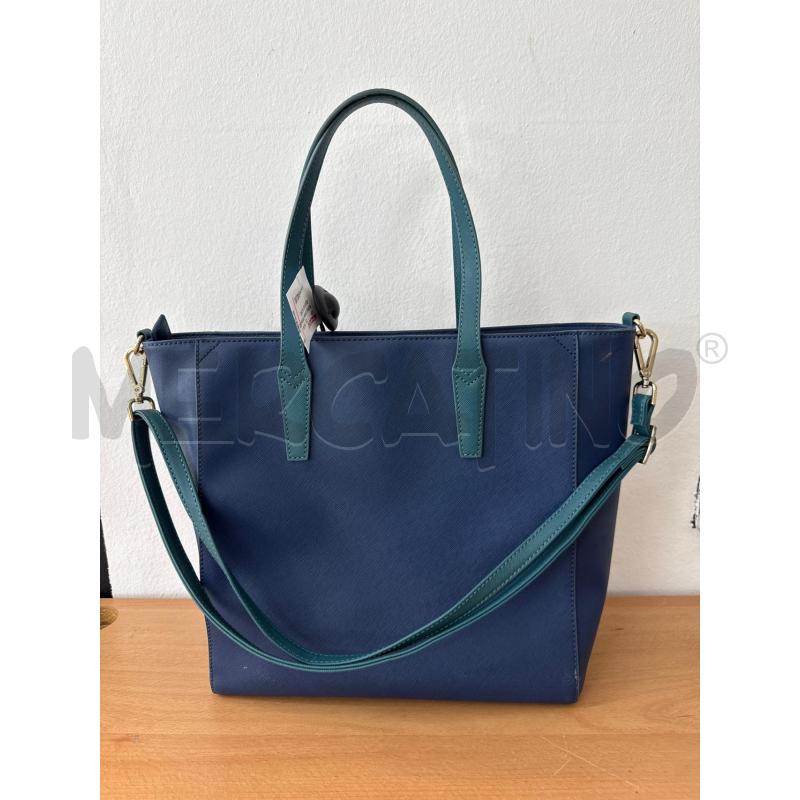 BORSA DONNA TRUSSARDI JEANS BLU SCURO  | Mercatino dell'Usato Corciano 3