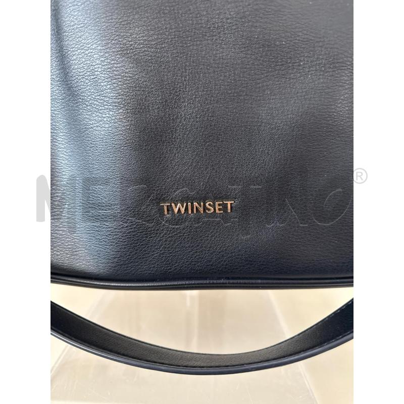 BORSA DONNA TWINSET NERA SHPOPPER GRANDE | Mercatino dell'Usato Corciano 2