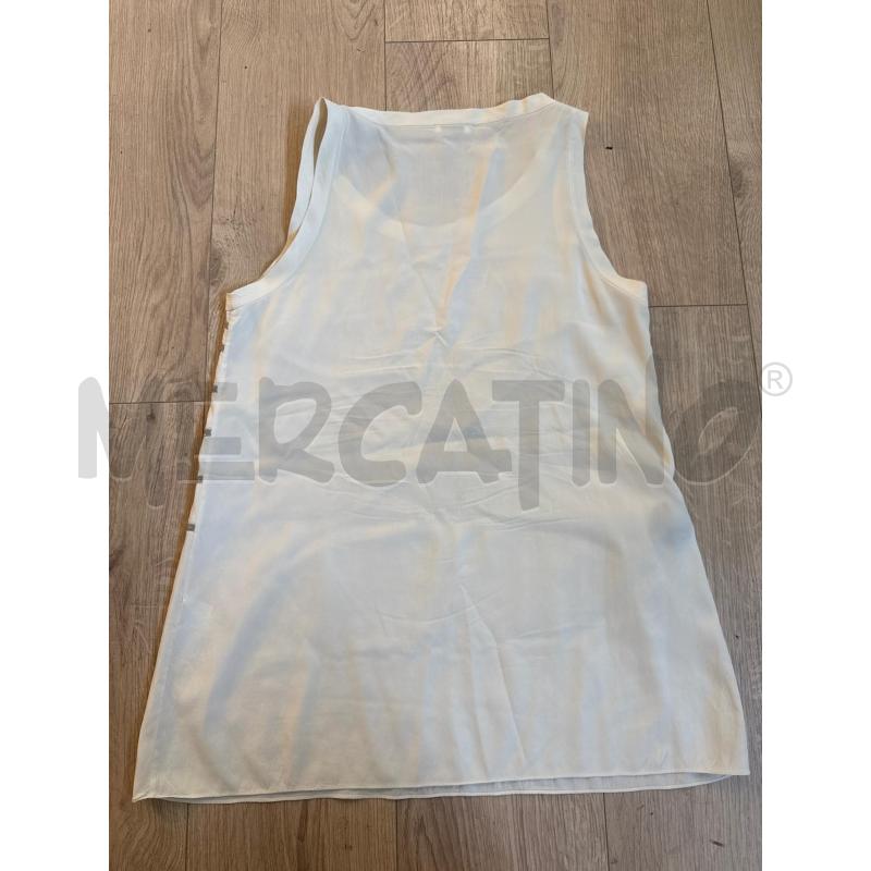 CAMICIA DONNA BRUNELLO CUCINELLLI PANNA CON BRILLANTI  | Mercatino dell'Usato Corciano 3