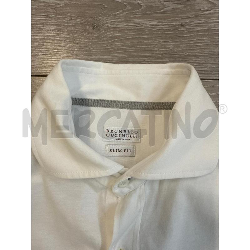 CAMICIA DONNA BRUNELLO CUCINELLO BIANCA DI COTONE  | Mercatino dell'Usato Corciano 3