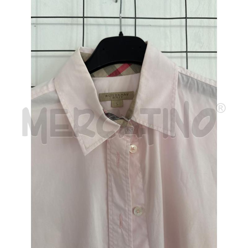 CAMICIA DONNA BURBERRY ROSA MANICA LUNGA  | Mercatino dell'Usato Corciano 2