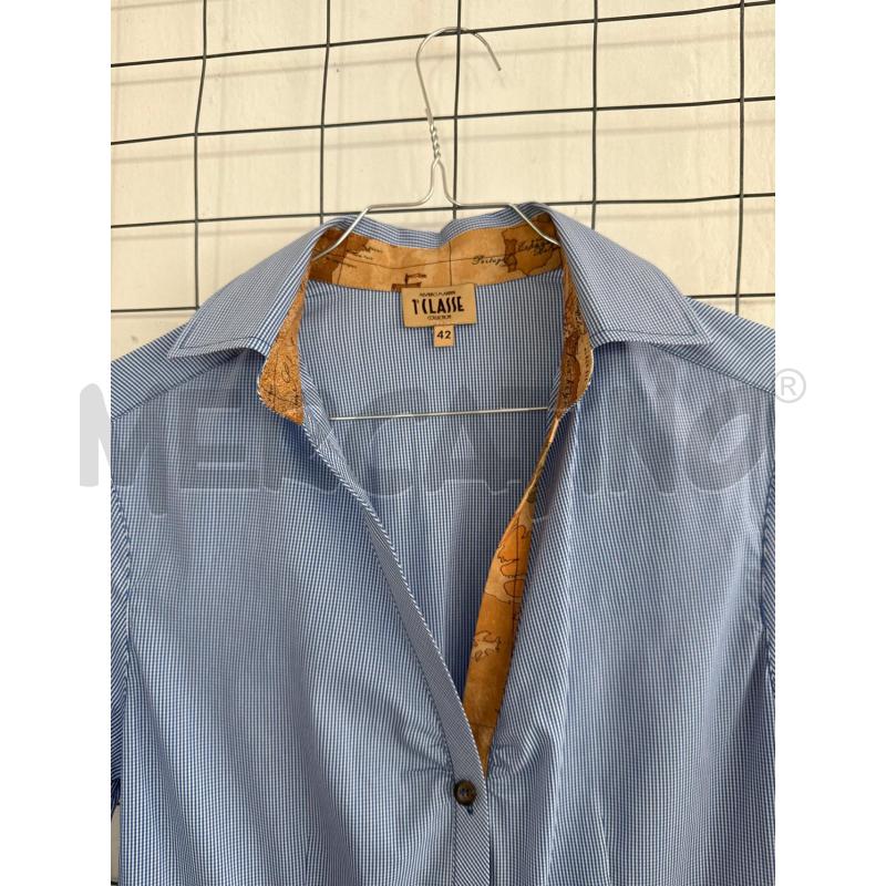 CAMICIA DONNA PRIMA CLASSE BLU LOGATA MANICA LUNGA  | Mercatino dell'Usato Corciano 2