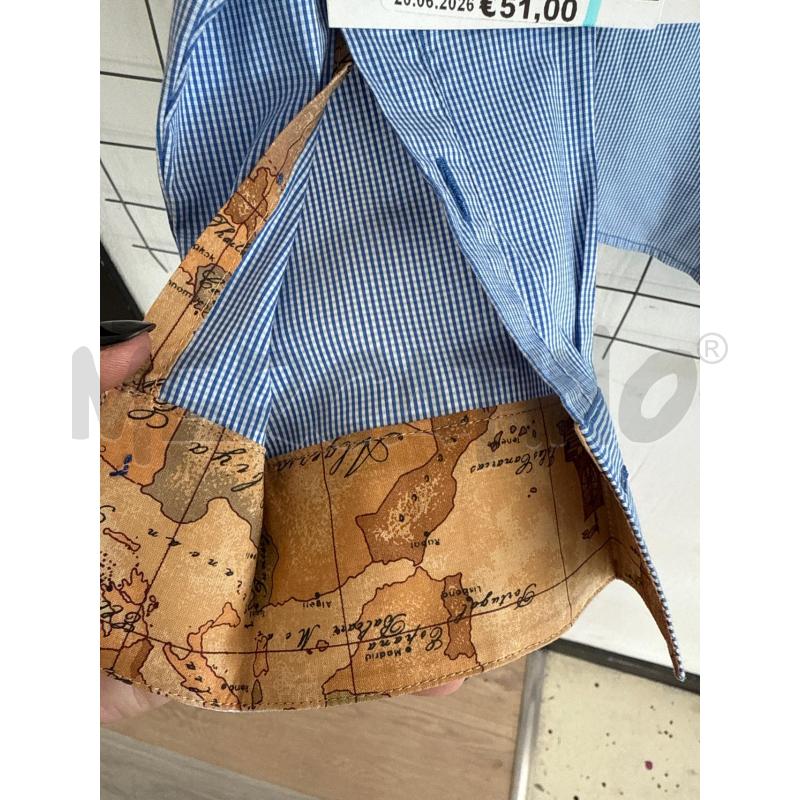 CAMICIA DONNA PRIMA CLASSE BLU LOGATA MANICA LUNGA  | Mercatino dell'Usato Corciano 3