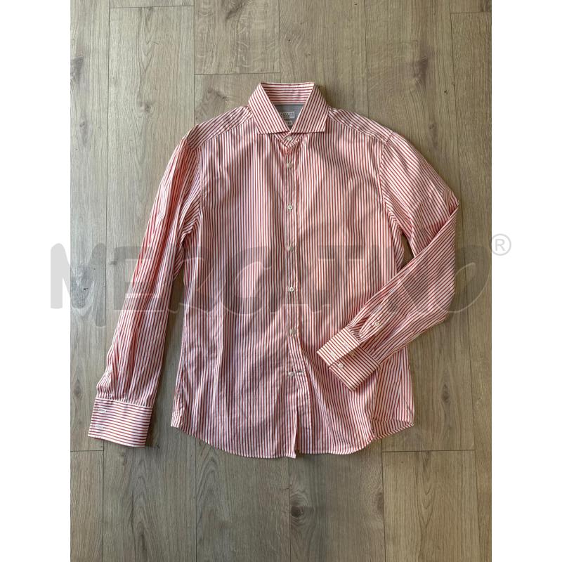 CAMICIA UOMO BRUNELLO CUCINELLI A QUADRATI ARNACIO E BIANCHI  | Mercatino dell'Usato Corciano 1