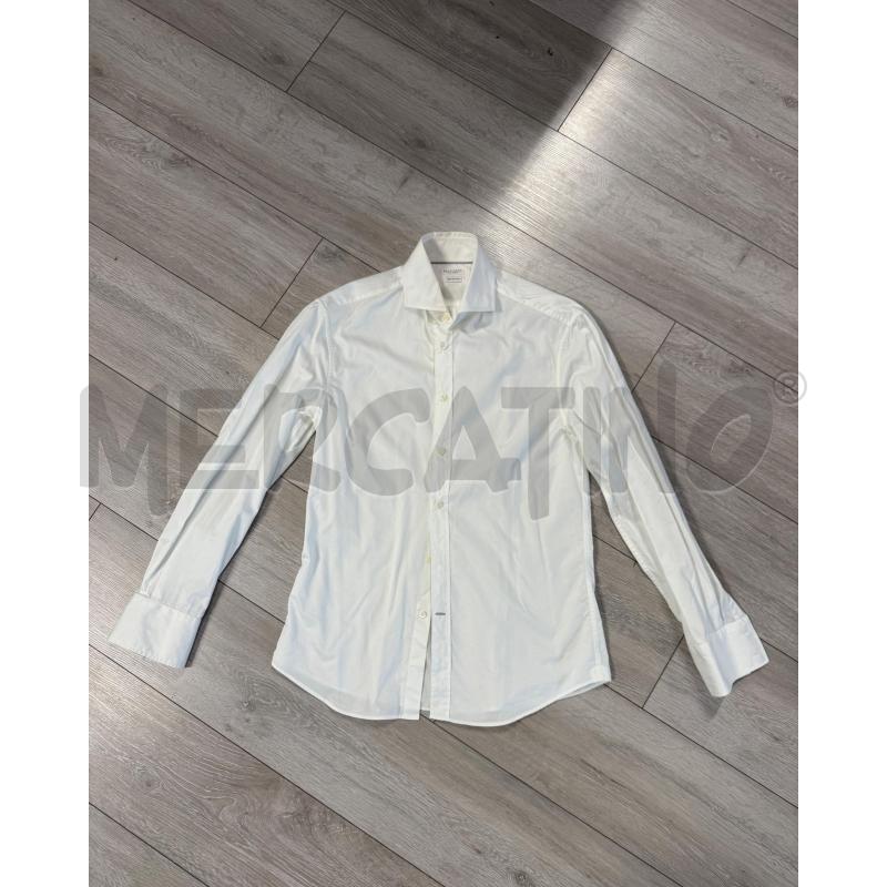 CAMICIA UOMO BRUNELLO CUCINELLI BIANCA  | Mercatino dell'Usato Corciano 1
