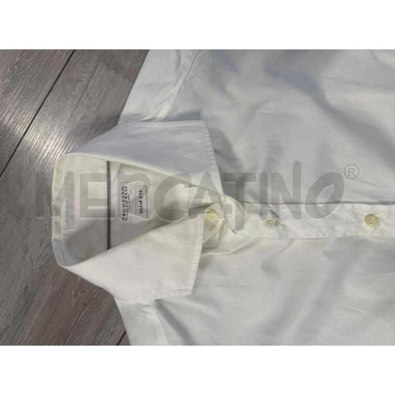 CAMICIA UOMO BRUNELLO CUCINELLI BIANCA  | Mercatino dell'Usato Corciano 2