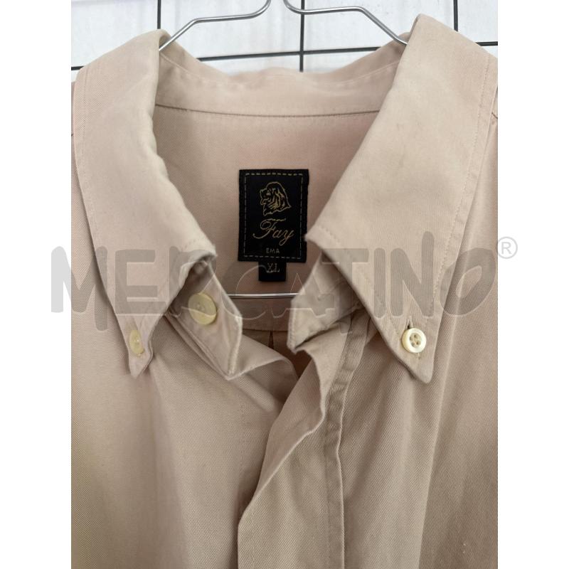 CAMICIA UOMO FAY BEIGE MANICA LUNGA  | Mercatino dell'Usato Corciano 3