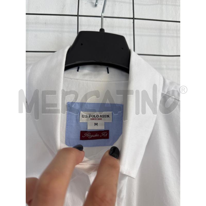 CAMICIA UOMO POLO BIANCA MANICA LUNGA  | Mercatino dell'Usato Corciano 2