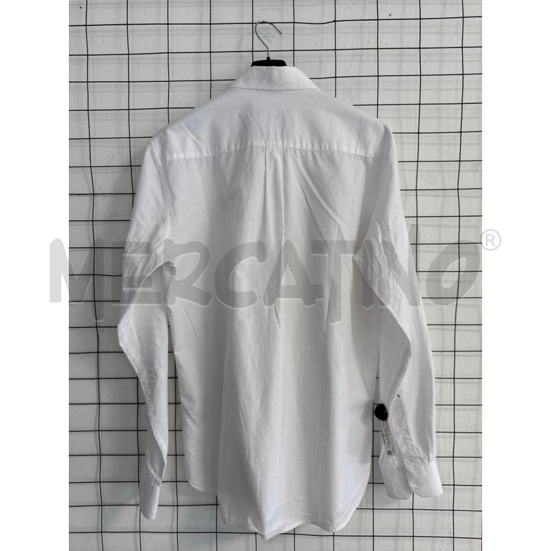 CAMICIA UOMO POLO BIANCA MANICA LUNGA  | Mercatino dell'Usato Corciano 3