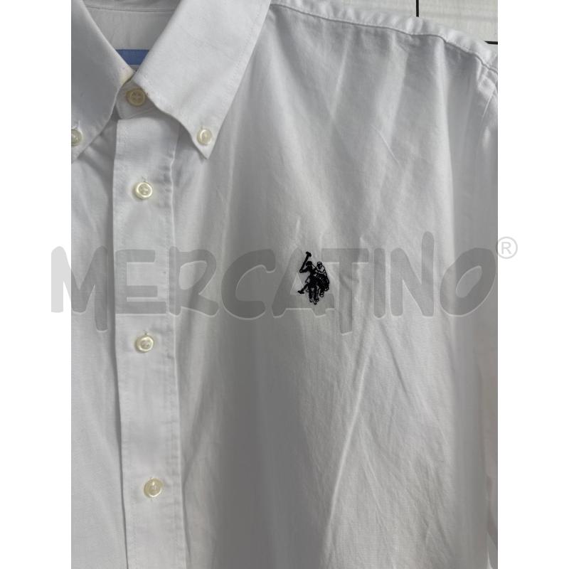 CAMICIA UOMO POLO BIANCA MANICA LUNGA  | Mercatino dell'Usato Corciano 4