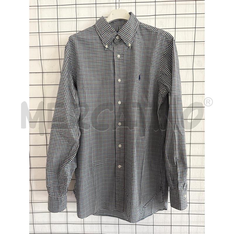 CAMICIA UOMO RALPH LAUREN QUADRI BLU VERDI E BIANCHI  | Mercatino dell'Usato Corciano 1