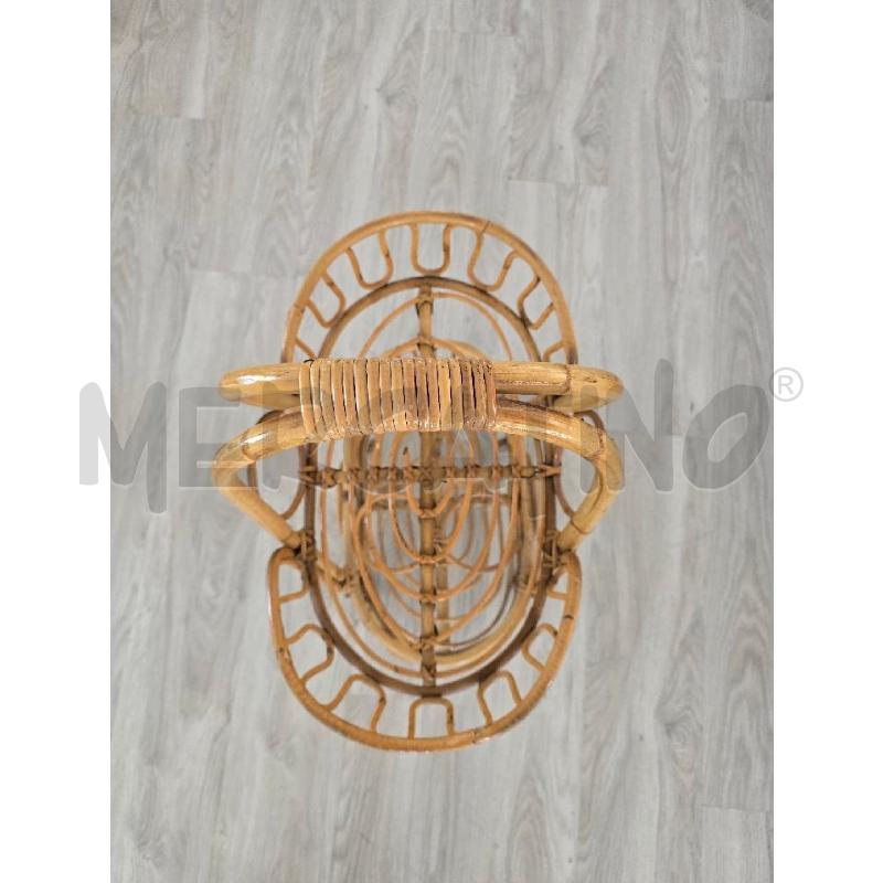 CARRELLO VIMINI 2 RIAPINI CON PORTABOTTIGLIE | Mercatino dell'Usato Corciano 5