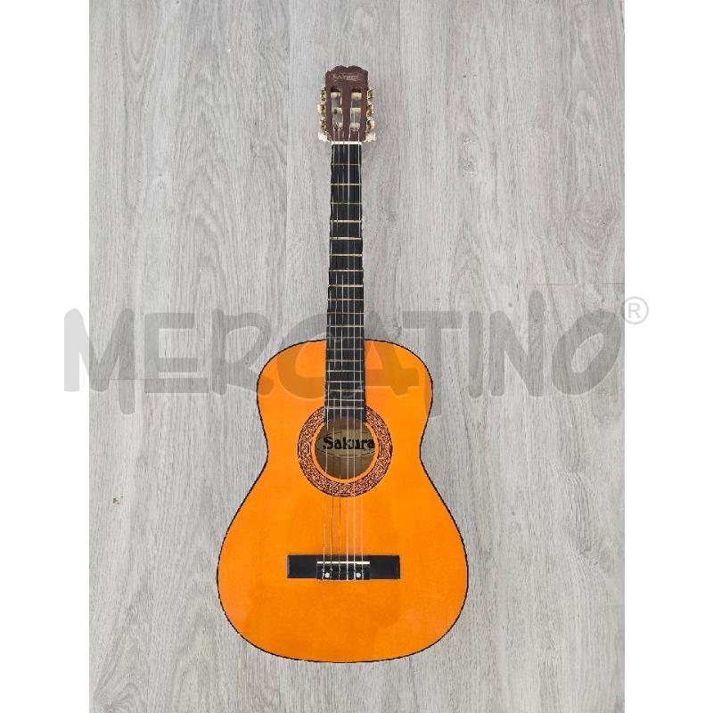 CHITARRA CLASSICA SAKURA MARRONE | Mercatino dell'Usato Corciano 1