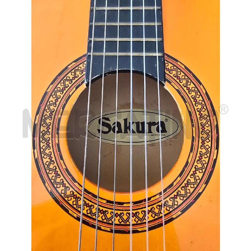 CHITARRA CLASSICA SAKURA MARRONE | Mercatino dell'Usato Corciano 3