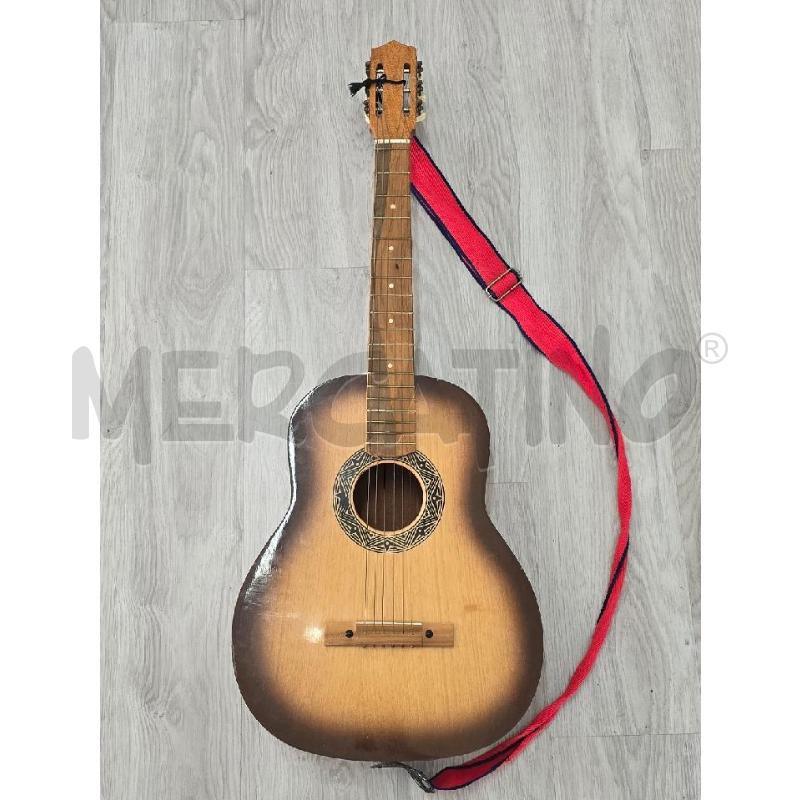 CHITARRA LEGNO CORDA ROSSA | Mercatino dell'Usato Corciano 1