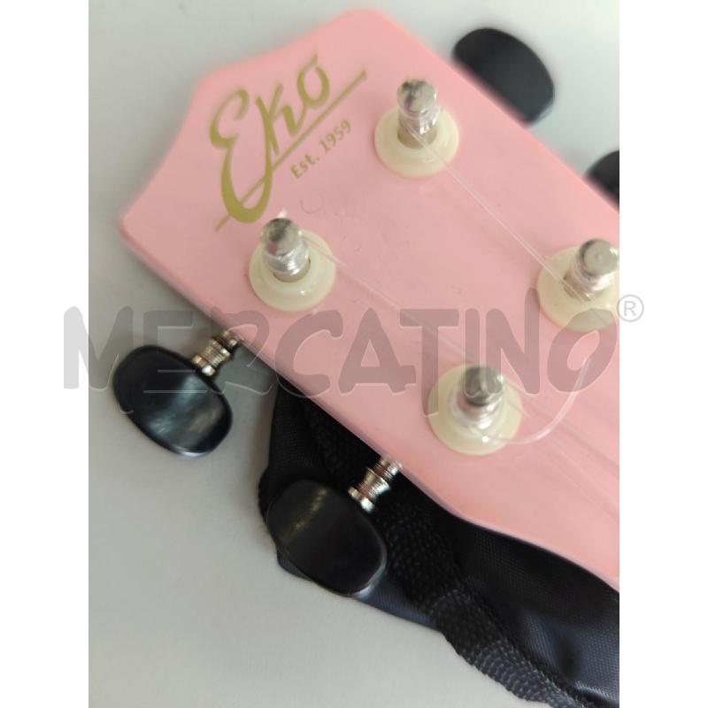 CHITARRA ROSA EKO EST 1959 CON CUSTODIA | Mercatino dell'Usato Corciano 2
