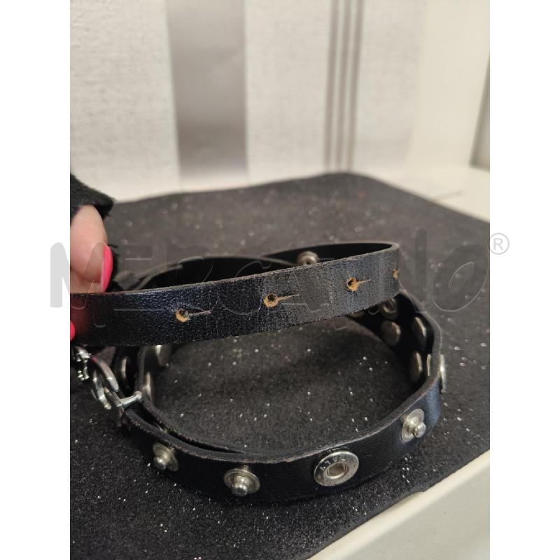 CINTURA DONNA D&G NERA SOTTILE CON BORCHE  | Mercatino dell'Usato Corciano 2
