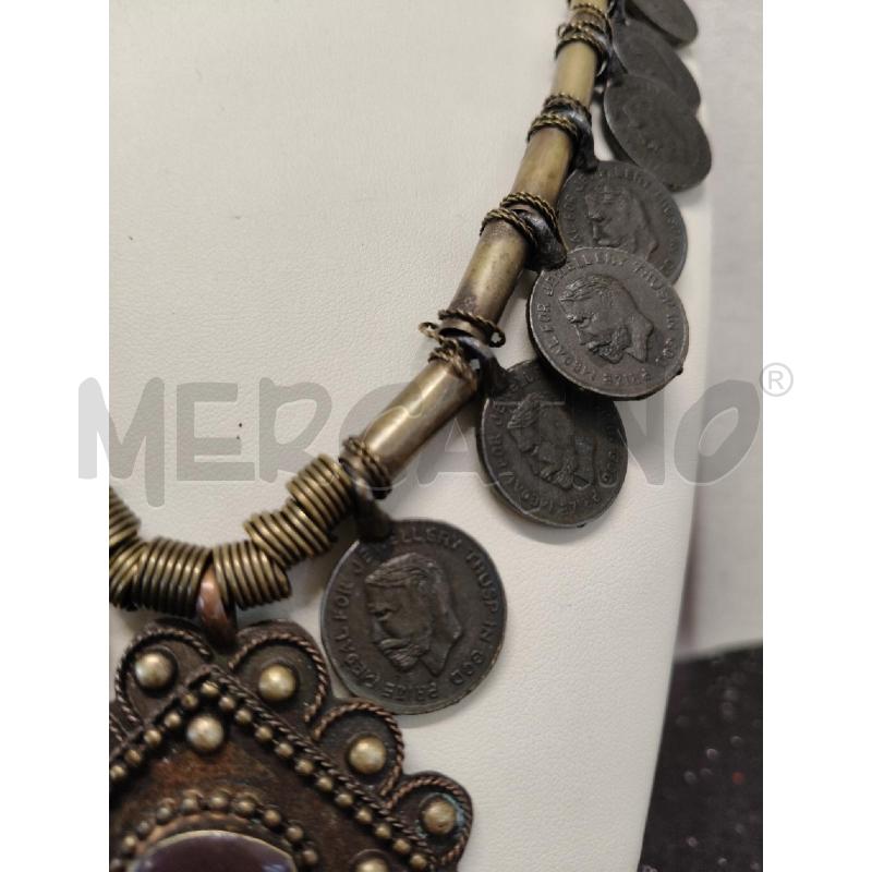 COLLANA CON MONETE ANTICHE ALL'INDIANA  | Mercatino dell'Usato Corciano 3