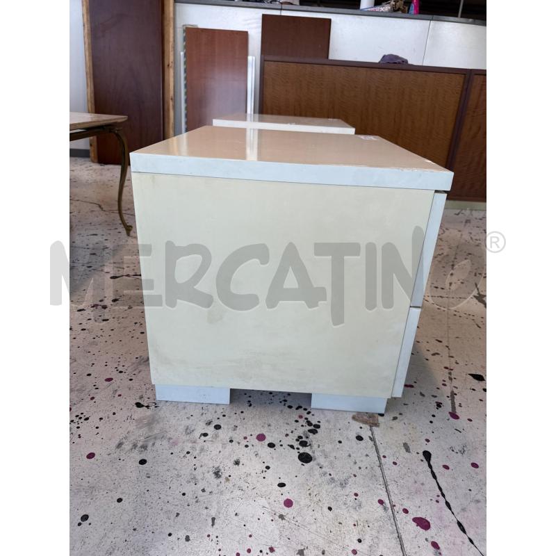 COMODINO PANNA POMELLI QUADRATI  | Mercatino dell'Usato Corciano 2