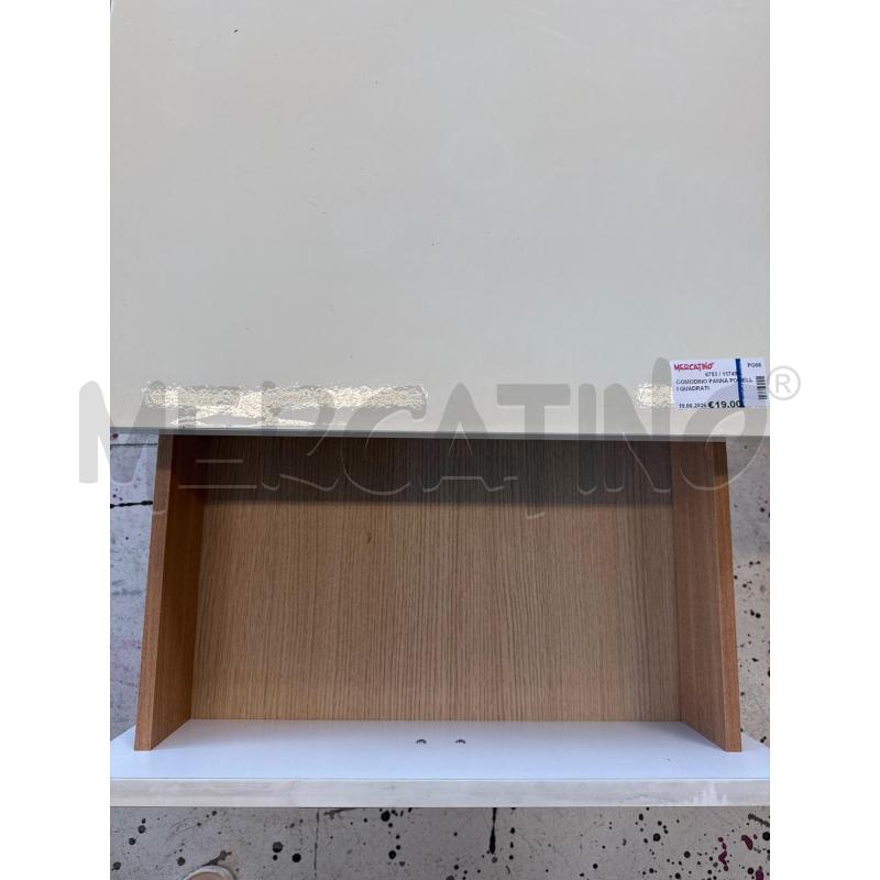 COMODINO PANNA POMELLI QUADRATI  | Mercatino dell'Usato Corciano 3