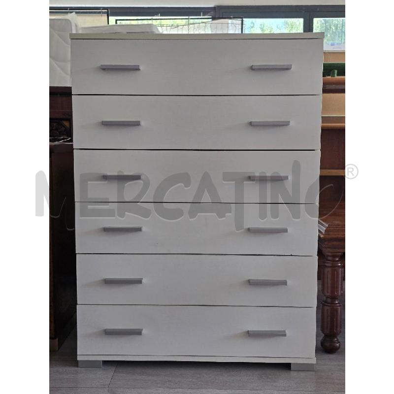 COMO' BIANCO 6 CASSETTI | Mercatino dell'Usato Corciano 1