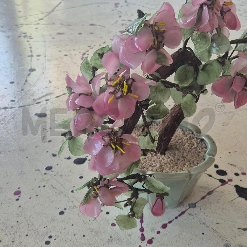 DECORAZIONE VASO CON BONSAI IN VETRO  | Mercatino dell'Usato Corciano 2