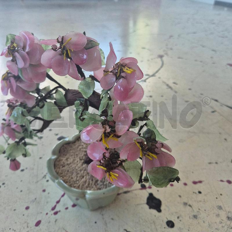 DECORAZIONE VASO CON BONSAI IN VETRO  | Mercatino dell'Usato Corciano 3