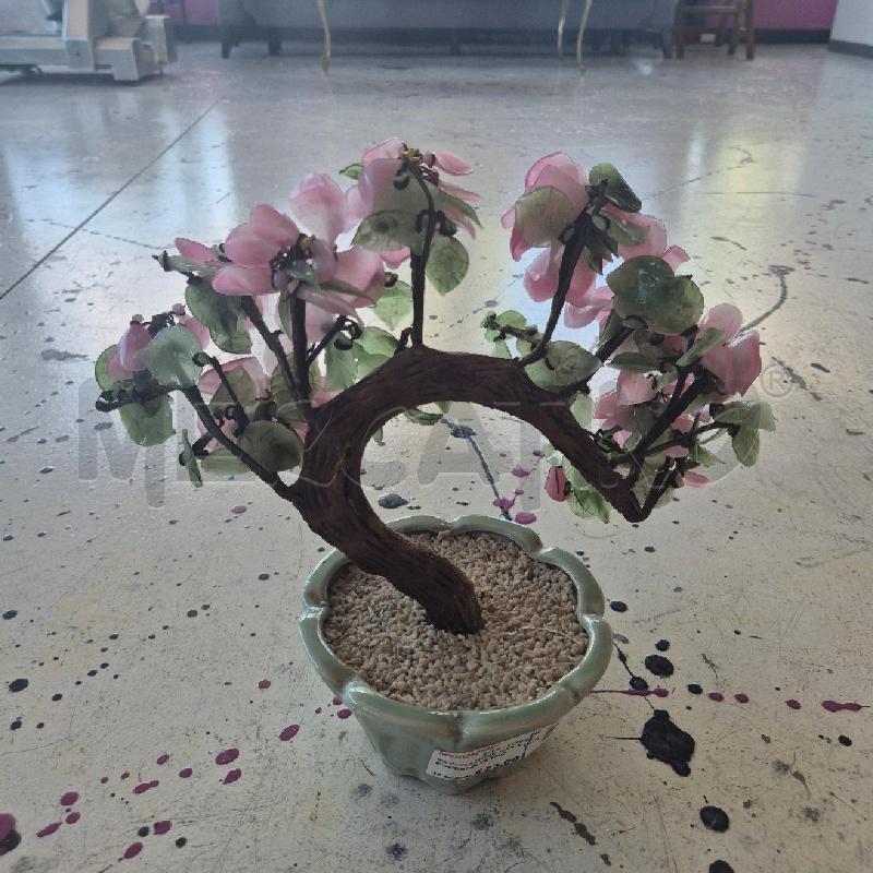 DECORAZIONE VASO CON BONSAI IN VETRO  | Mercatino dell'Usato Corciano 4