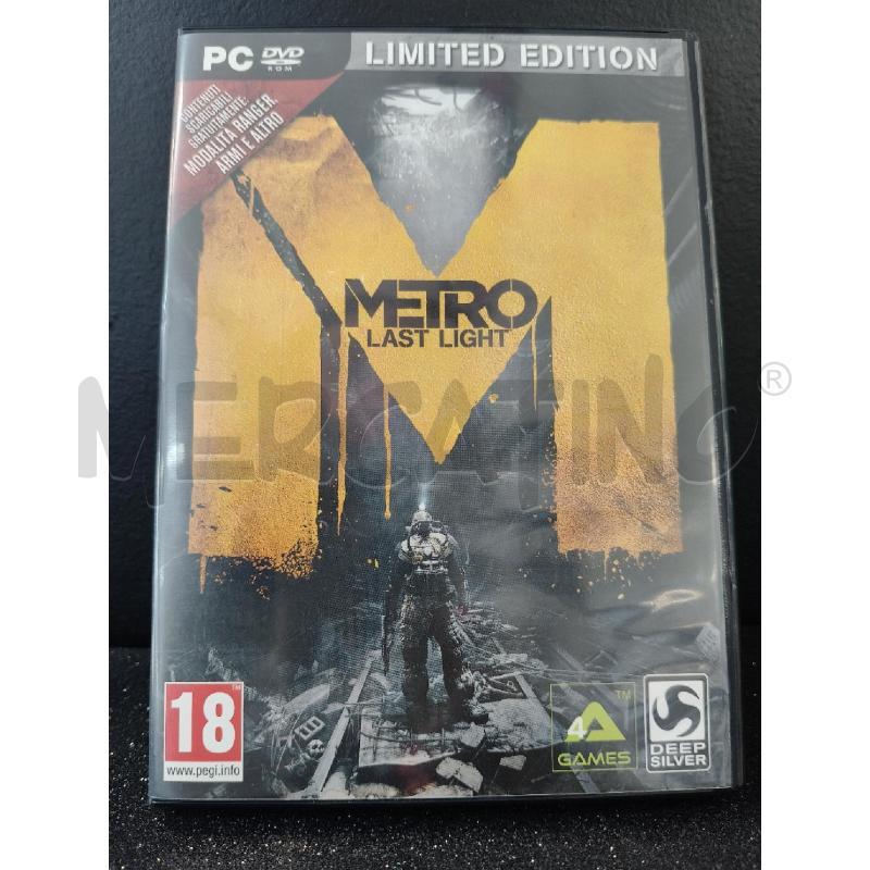 DVD GIOCO METRO LAST NIGHT LIMITED EDITION | Mercatino dell'Usato Corciano 1