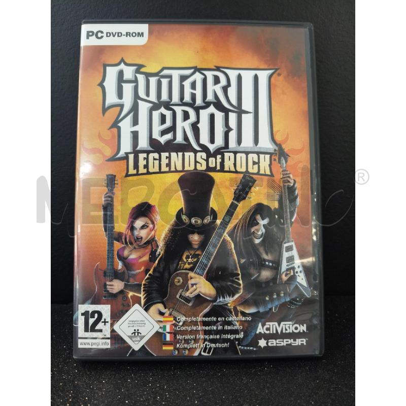 DVD ROM GUITAR HEROES III LEGEND OF ROCK | Mercatino dell'Usato Corciano 1