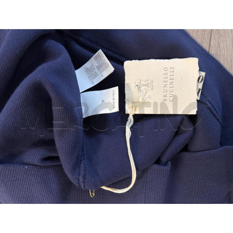 FELPA UOMO BRUNELLO CUCINELLI BLU ELETTRICO CON CARTELLINO  | Mercatino dell'Usato Corciano 3