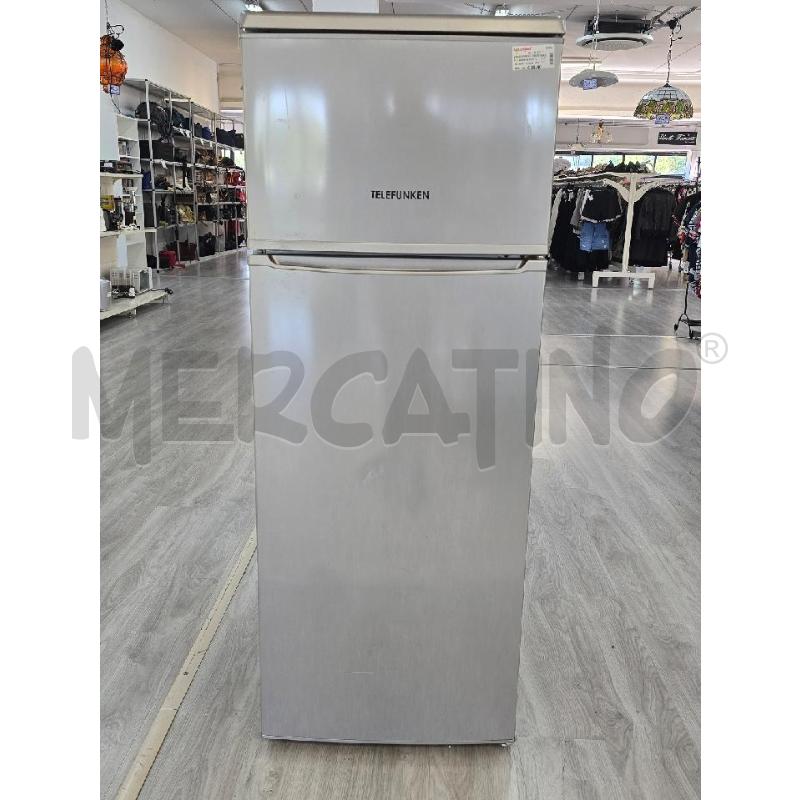 FRIGORIFERO TELEFUNKEN A DOPPIA PORTA METALLO ARGENTATO /INOX | Mercatino dell'Usato Corciano 1