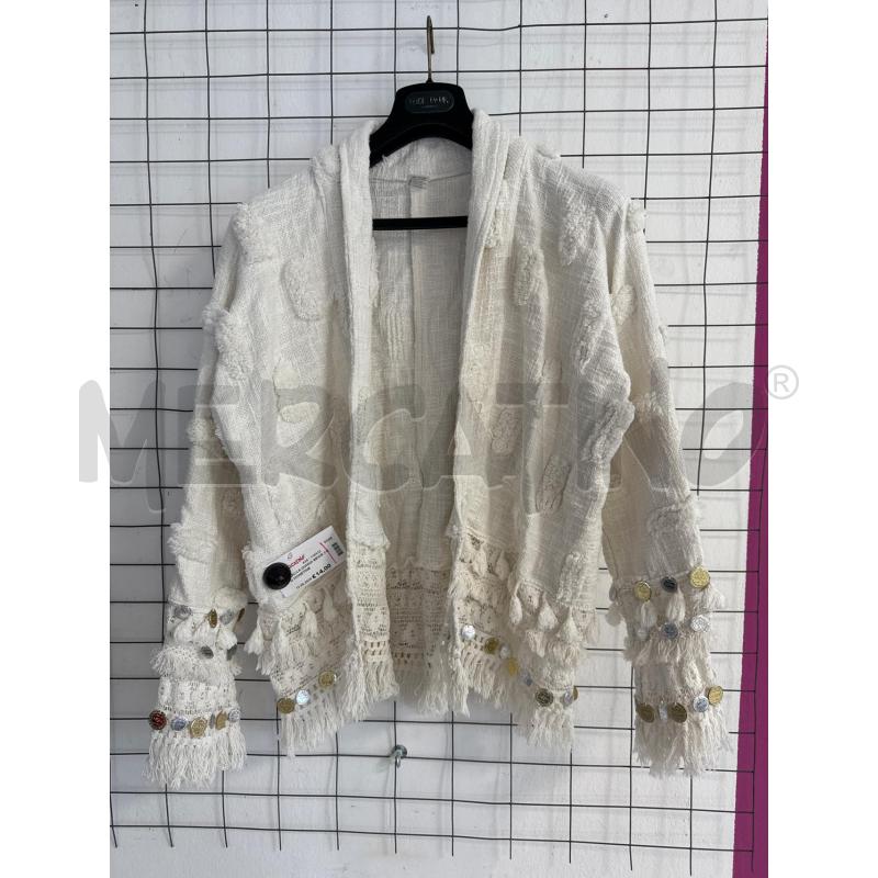 GIACCA DONNA BEIGE CON MONETINE  | Mercatino dell'Usato Corciano 1