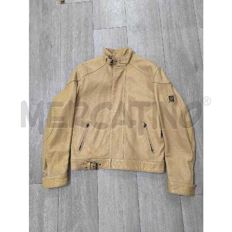 GIACCA DONNA BELSTAFF BEIGE PELLE FIBBIA  | Mercatino dell'Usato Corciano 1