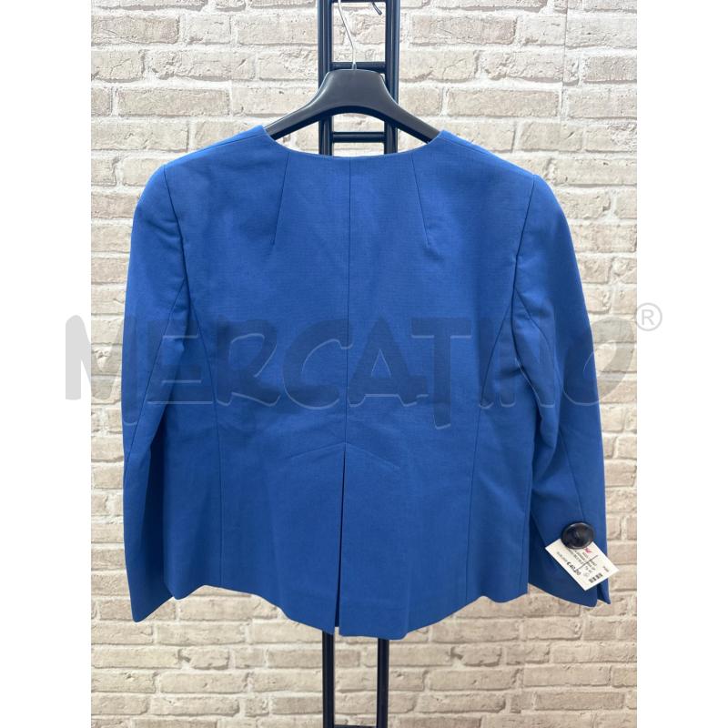 GIACCA DONNA LUISA SPAGNIOLI BLU ELETTRICO CON BOTTONE  | Mercatino dell'Usato Corciano 4