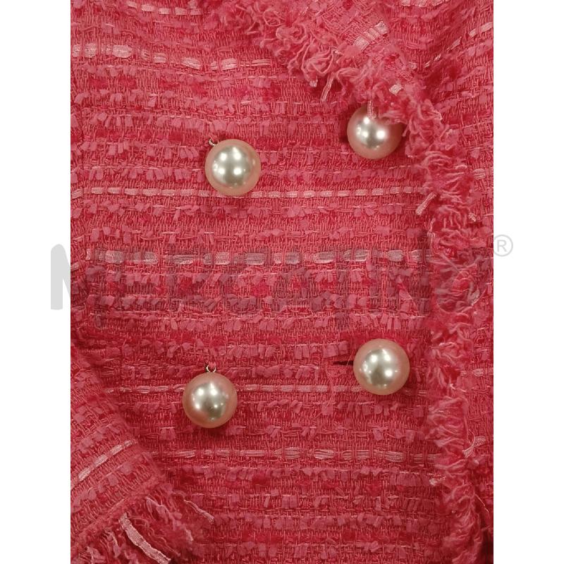 GIACCA DONNA LUISA SPAGNIOLI ROSA CON BOTTONI IN PERLA  | Mercatino dell'Usato Corciano 2