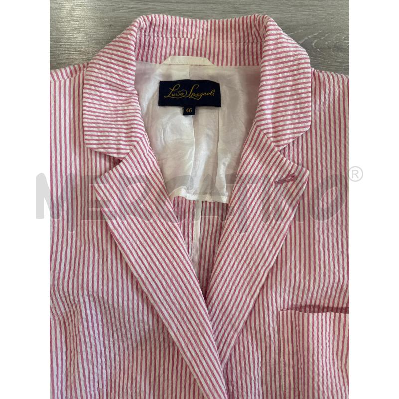 GIACCA DONNA LUISA SPAGNOLI CREP ROSA  | Mercatino dell'Usato Corciano 2