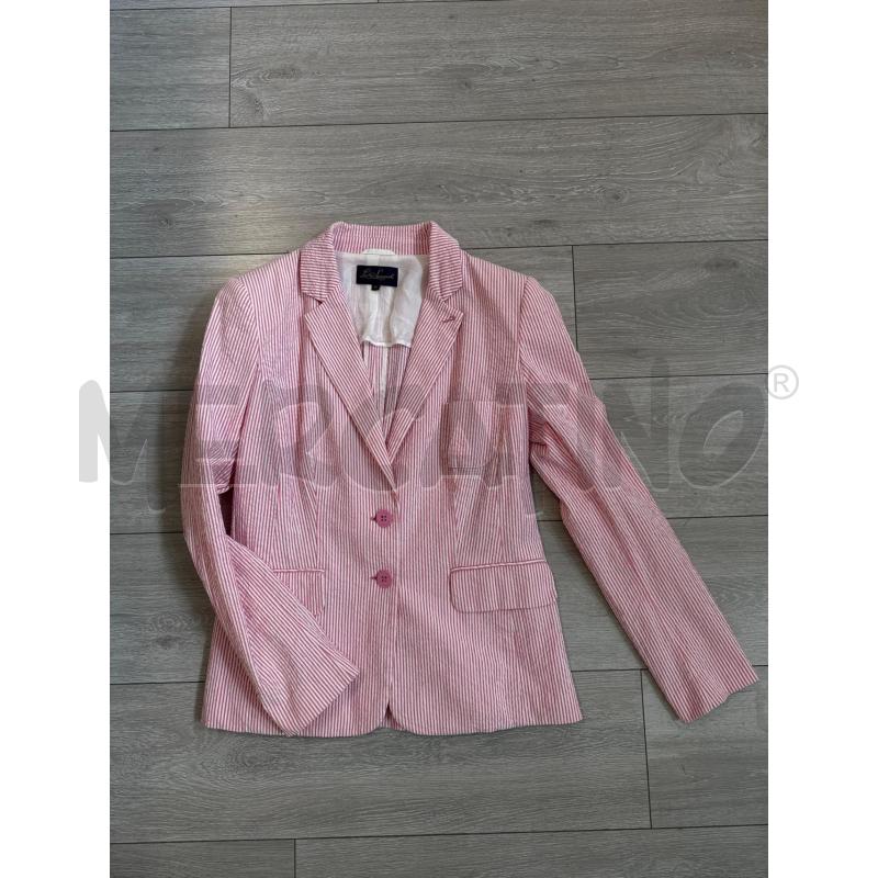 GIACCA DONNA LUISA SPAGNOLI CREP ROSA  | Mercatino dell'Usato Corciano 5