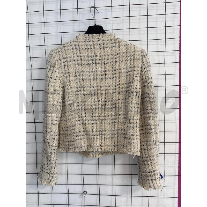 GIACCA DONNA MNG CREMA CON BOTTONI SILVER STILOE CHANEL  | Mercatino dell'Usato Corciano 3